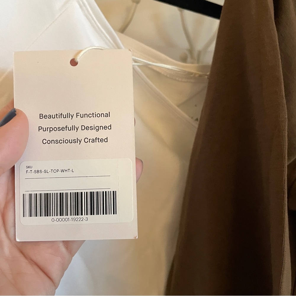 Bundle everlane off the shoulder quarter sleeve top size L - Picture 6 of 7